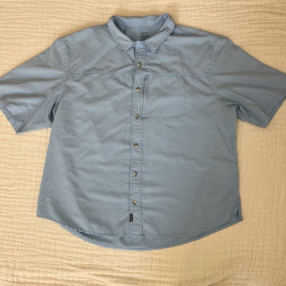 Cabela's Other - Cabela's Men's Advance Wick‎ Short Sleeve Button Up Vented Shirt 2XL